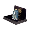 Picture of Blue Fireplace Clock, metal